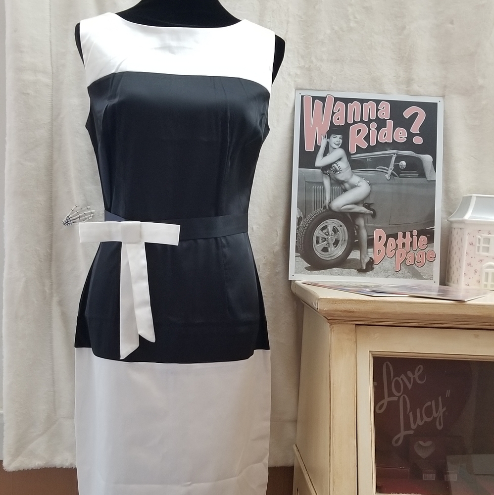 Tatyana Lady Luck pencil dress Satin